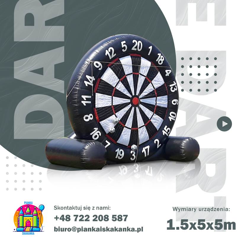 Dart Piłkarski – wynajem, Pianka i Skakanka