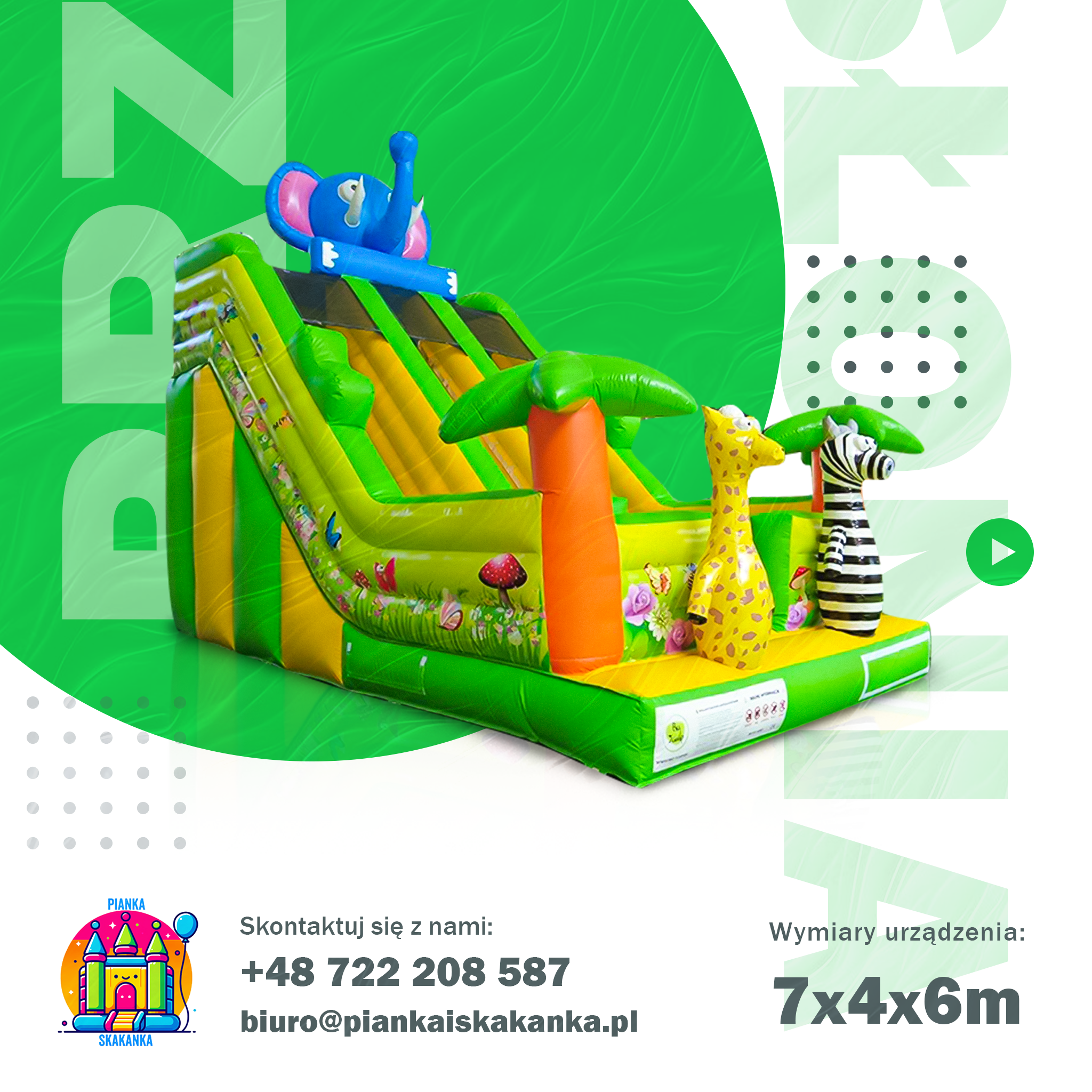 Dmuchaniec Przyjaciele Słonia